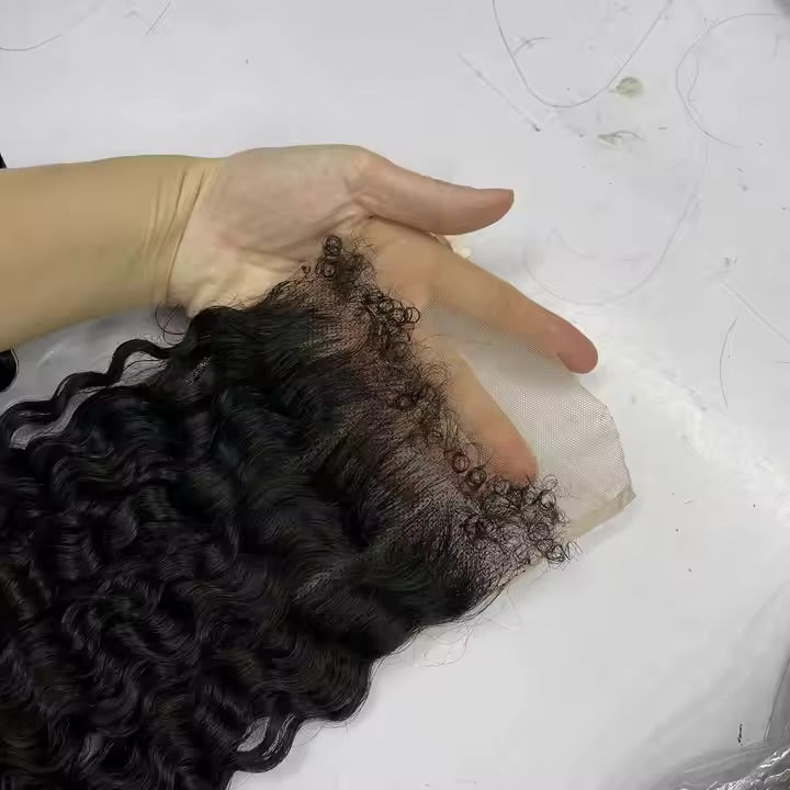 Deep Wavy Virgin Lace Closure